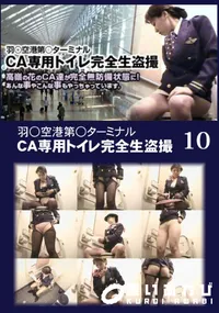 【羽○空港第○ターミナルCA専用トイレ完全生盗撮 10】の一覧画像