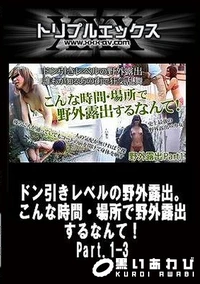 【ドン引きレベルの野外露出。こんな時間・場所で野外露出するなんて！Part.1-3】の一覧画像